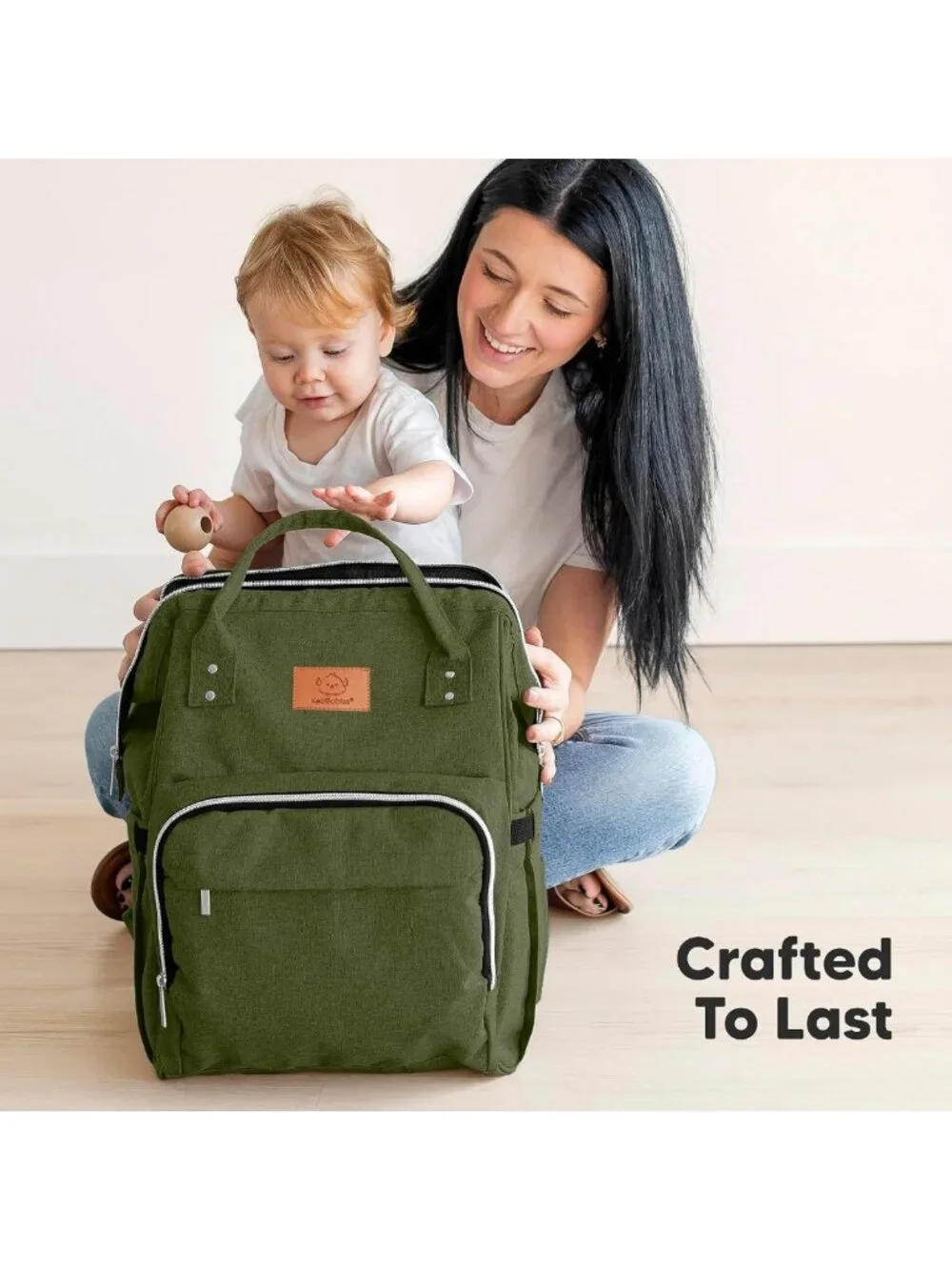 Large Waterproof Baby Diaper Bag Backpack | Multi-Functional Travel Essentials